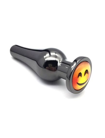 Анальная пробка танго со смайлом, L 