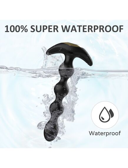 Анальная елочка с вибрацией и пультом Д/У "Austin-RCT" , изображение 4