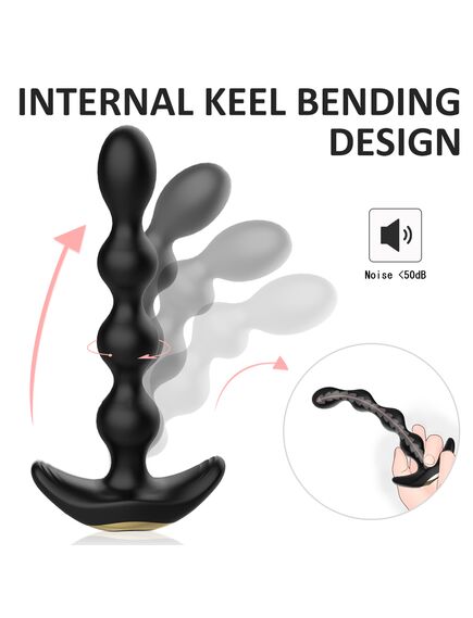 Анальная елочка с вибрацией и пультом Д/У "Austin-RCT" , изображение 5