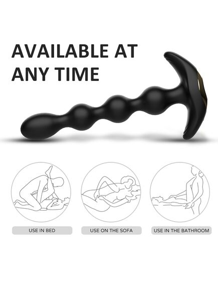 Анальная елочка с вибрацией и пультом Д/У "Austin-RCT" , изображение 6