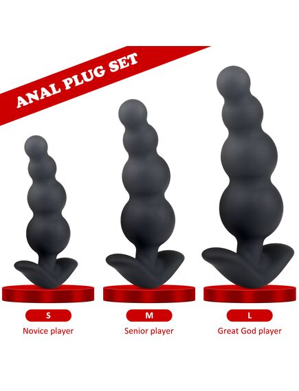 Набор анальных пробок "Simon" 