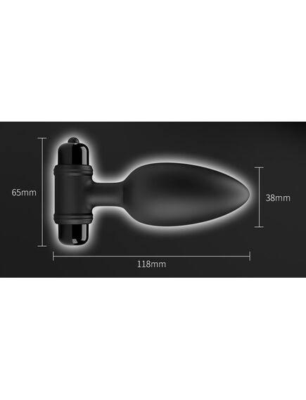 Анальная вибровтулка 10 режимов , изображение 3