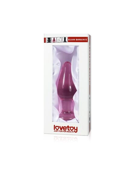 Анальная стеклянная пробка прозрачная , изображение 2