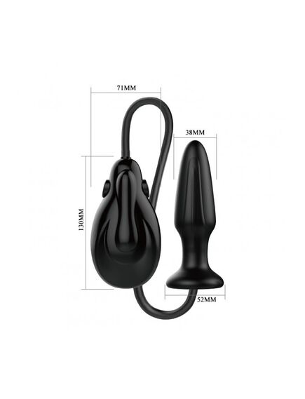 Анальная втулка с вибрацией и авто-подкачкой , изображение 5