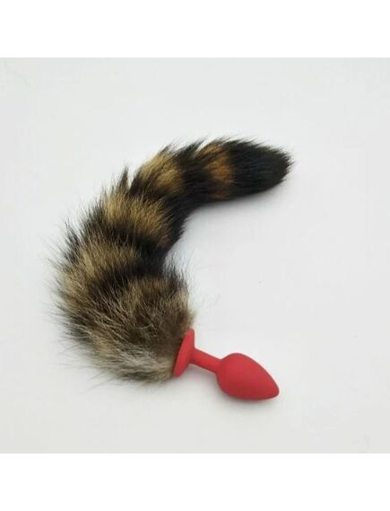 Натуральный хвостик енота, 35см, L 