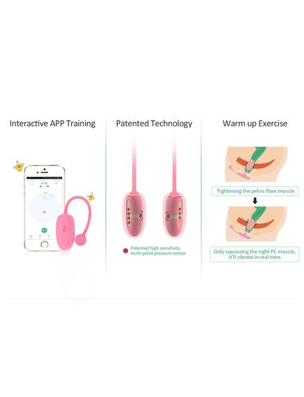 Тренажер кегеля с управлением через телефон "Kegel Coach" , изображение 4