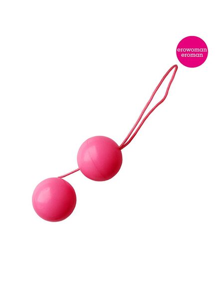Шарики вагинальные BALLS розовые D 35 мм, вес 50 г , изображение 2