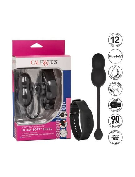 Вагинальные шарики с дистанционным управлением с помощью браслета Ultra-Soft Kegel Syst , изображение 4