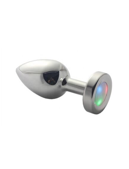 Анальная пробка с диодной подсветкой 7см/2,8см 