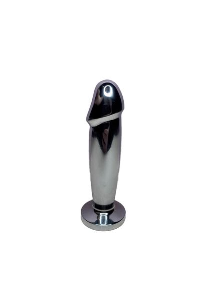 Металлическая перезаряжаемая анальная пробка 10 режимов вибрации 