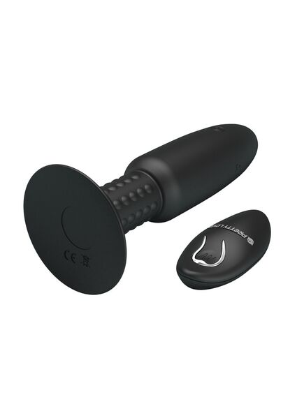 Анальная вибропробка с римминг-эффектом на пульте Д\У , изображение 3