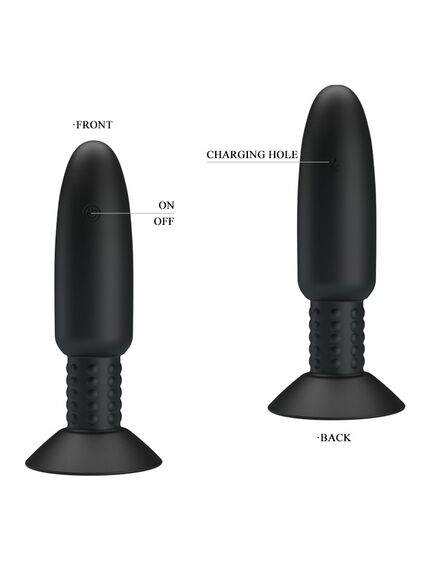 Анальная вибропробка с римминг-эффектом на пульте Д\У , изображение 4