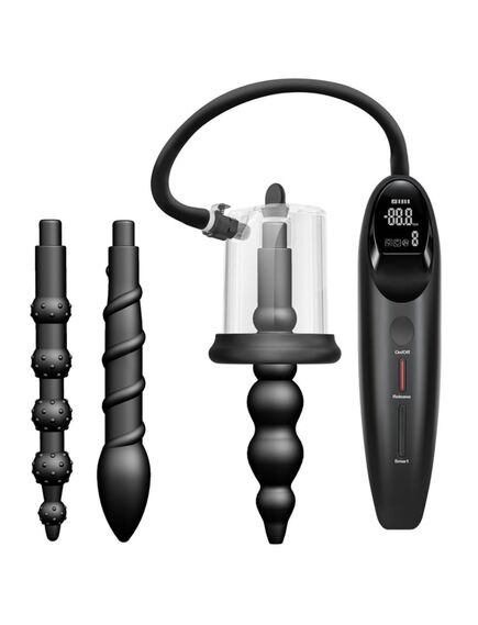 Вакуумная анальная пробка с автоматическим насосом 