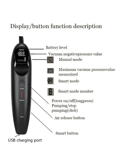 Вакуумная анальная пробка с автоматическим насосом , изображение 5