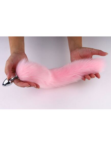 Набор розовый (хвостик, ушки, зажимы на соски и чокер) , изображение 6