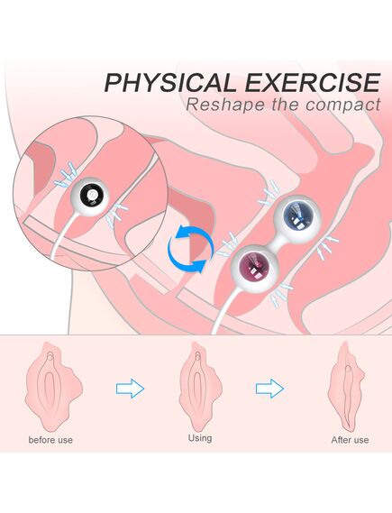 Вагинальные шарики с управлением через пульт Д/У "Freezer-RCT" , изображение 2