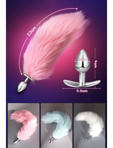 Хвостик с подсветкой и съёмной ножкой , изображение 4