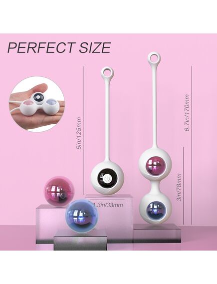 Набор вагинальных шариков Freezer с вибрацией , изображение 4