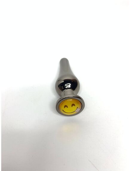 Анальная пробка со смайлом 11см/3,4см 