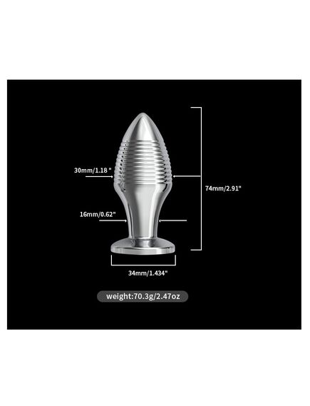 Анальная пробка с вибрацией и пультом Д\У , изображение 5