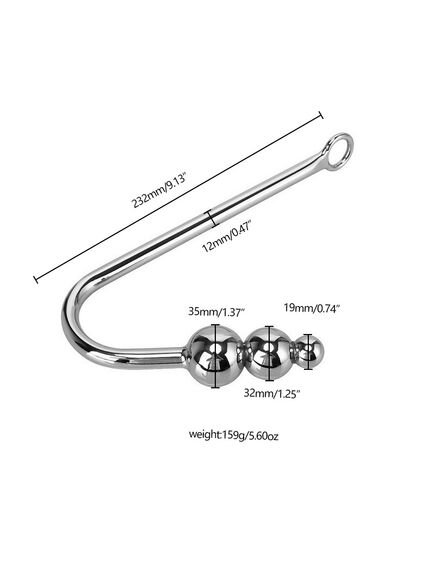 Анальный крюк с тремя шарами , изображение 4