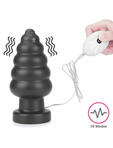 Анальная пробка с вибрацией 7" King Sized Vibrating Anal Cracker , изображение 10