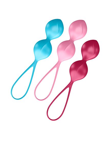 Набор из классических двойных вагинальных шариков Satisfyer V Balls (set of 3) 