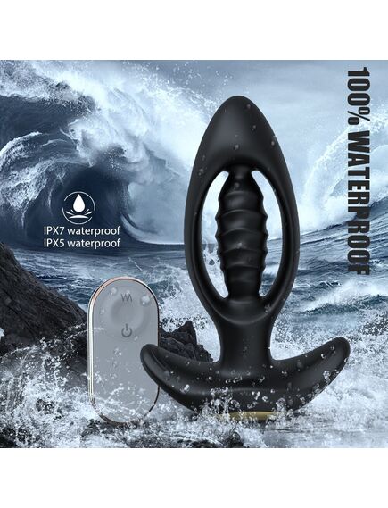 Анальная вибровтулка "Pile Driver-RCT" с пультом , изображение 5