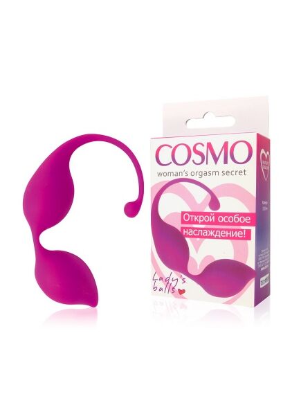 ШАРИКИ ВАГИНАЛЬНЫЕ цвет розовый D 30 мм, вес 70 г , изображение 2