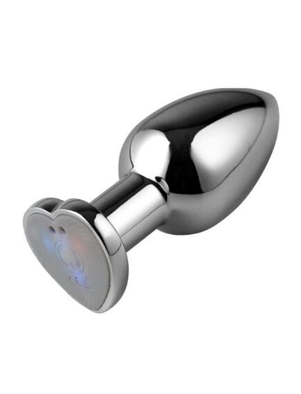 Светящаяся анальная пробка с вибрацией и приложением , изображение 2