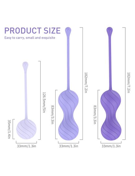 Тренажер Кегеля Alice набор , изображение 6