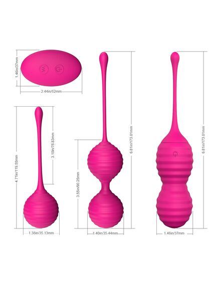Виброяйцо, тренажер Кегеля "Sweetheart" , изображение 6