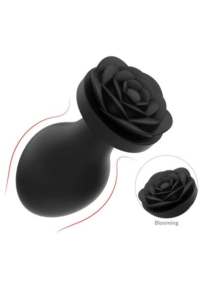 Набор анальных пробок Rosa Black , изображение 3