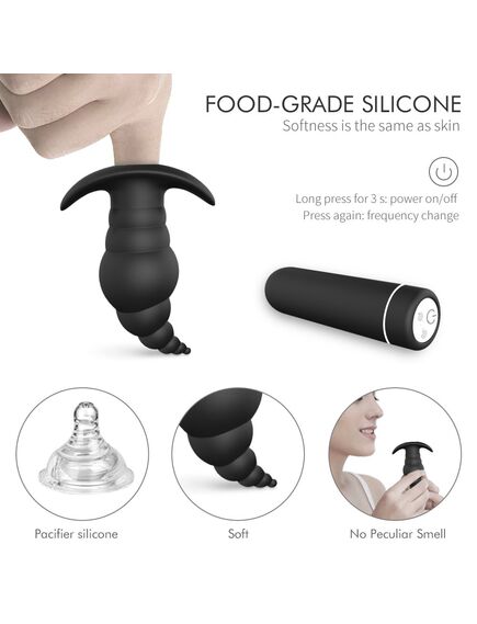 Анальный вибростимулятор Cupid-RCT, с пультом , изображение 5