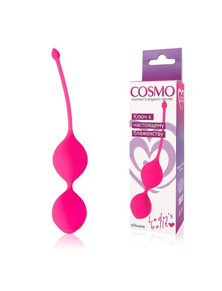 ШАРИКИ ВАГИНАЛЬНЫЕ D 36 мм, цвет розовый неон , изображение 2