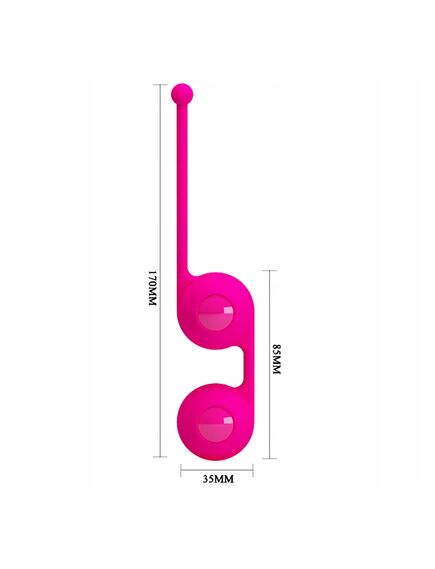Вагинальные шарики на сцепке Pretty Love Kegel Tighten Up III , изображение 4