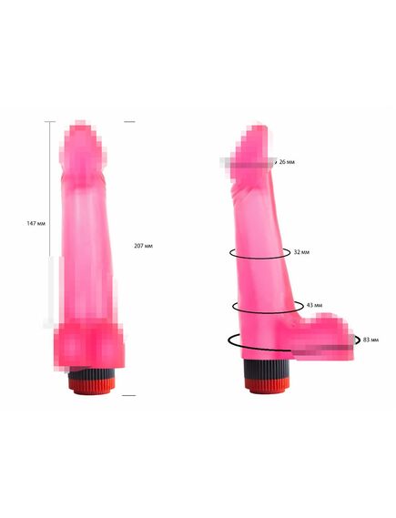 Вибромассажёр гелевый в ламинате , изображение 2