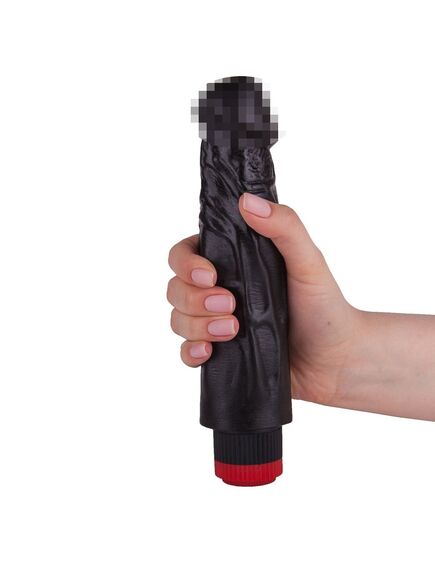 Вибромассажёр чёрный в ламинате , изображение 2