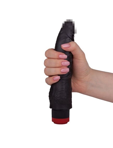 Вибромассажёр чёрный в ламинате , изображение 2