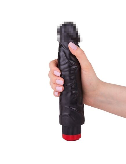 Вибромассажёр чёрный в ламинате , изображение 2