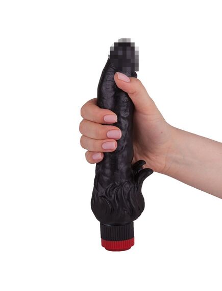 Вибромассажёр чёрный в ламинате , изображение 2