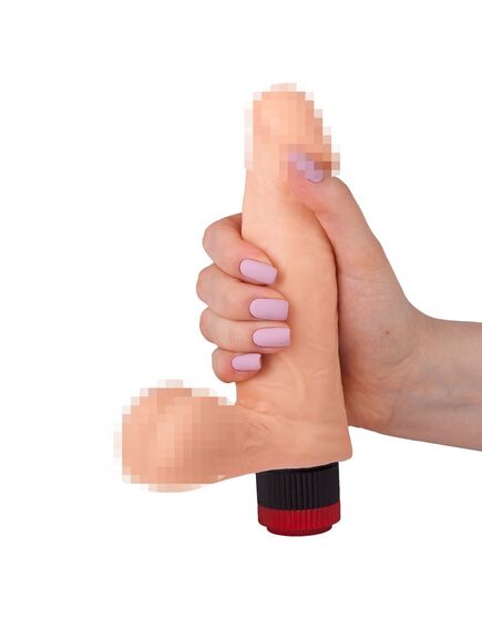 Вибромассажёр-реалистик в ламинате , изображение 2