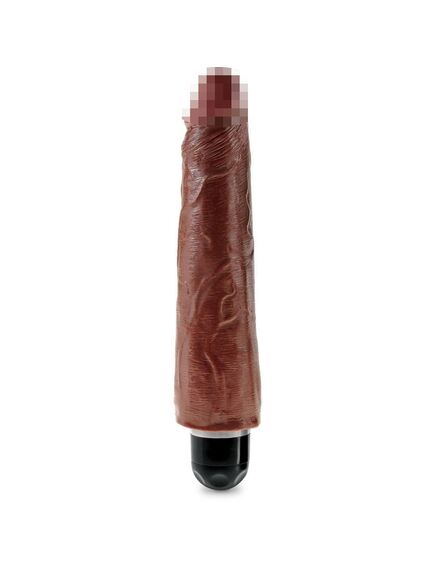 Вибратор PipeDream King Cock 9''Vibrating Stiffy коричневый 