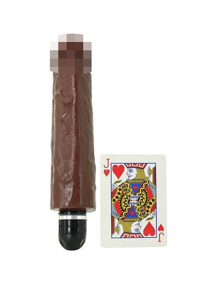 Вибратор PipeDream King Cock 7''Vibrating Stiffy черный , изображение 3
