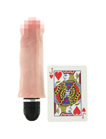 Вибратор PipeDream King Cock 5''Vibrating Stiffy телесный , изображение 2