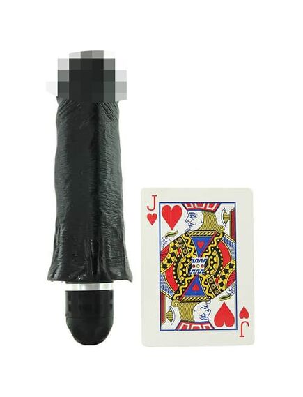 Вибратор PipeDream King Cock 5''Vibrating Stiffy черный , изображение 3