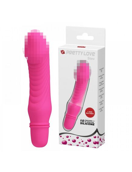 Мини вибромассажёр "Stev" "Темно-Розовый" , изображение 3