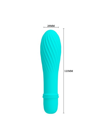 Вибростимулятор "Solomon", голубой , изображение 4