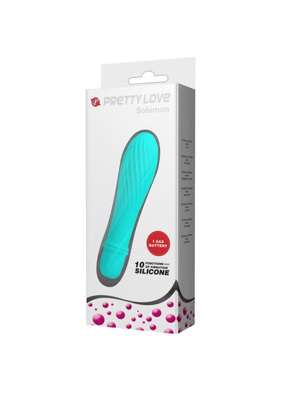 Вибростимулятор "Solomon", голубой , изображение 7