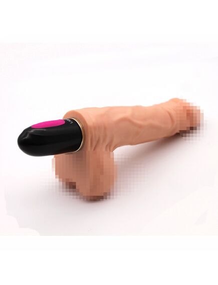 Реалистичный перезаряжаемый пульсатор Caesar с вибрацией 22 см , изображение 4